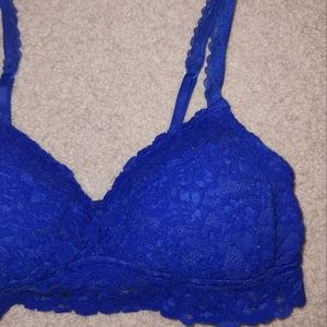 Aerie Royal Blue Padded Bralette Size Small